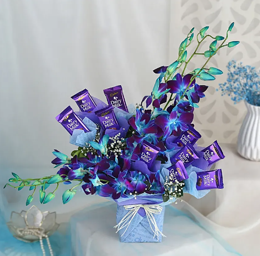 Blue Orchid Cadbury Love