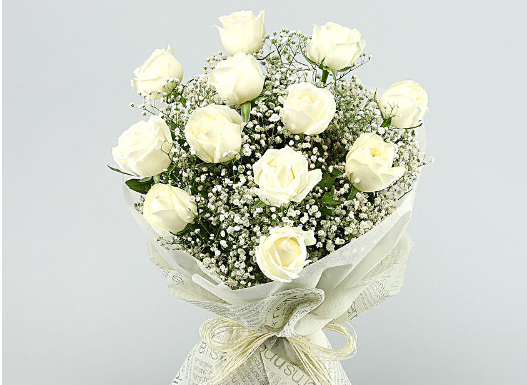 Wrapped In Elegance Roses Bouquet